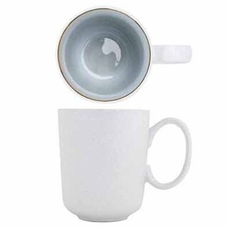 Cosy & Trendy Lily White Tas 32cl Met Oor Stoneware D8,3xh9,8cm 5370013