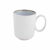 Cosy & Trendy Lily White Tas 32cl Met Oor Stoneware D8,3xh9,8cm 5370013