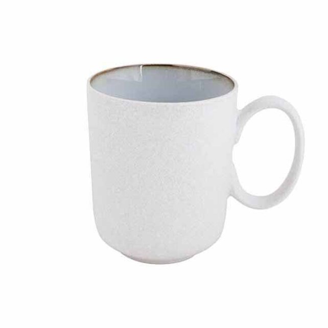 Cosy & Trendy Lily White Tas 32cl Met Oor Stoneware D8,3xh9,8cm 5370013