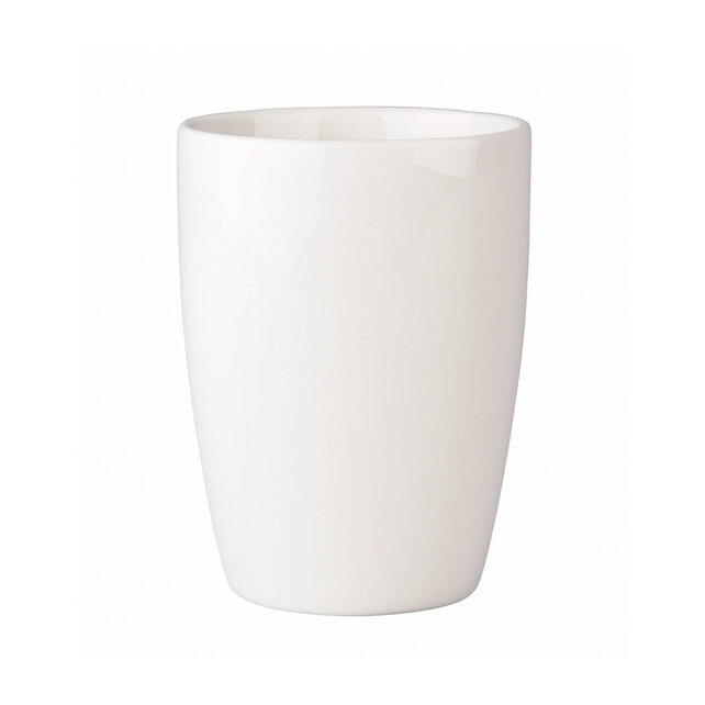 Maastricht Porselein Lux Beker zonder oor 7 cm Offwhite  536254