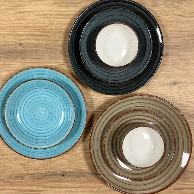 Serviesset Güral Ent Blauw 24 delig (6 personen)