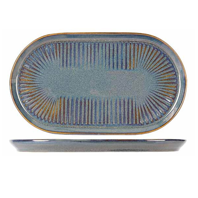 Solas Blauw Proof Bord Ovaal 28x16,5cm 5631228