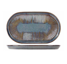 Solas Blauw Proof Bord Ovaal 24x14cm 5631224