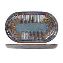 Solas Blauw Proof Bord Ovaal 24x14cm 5631224