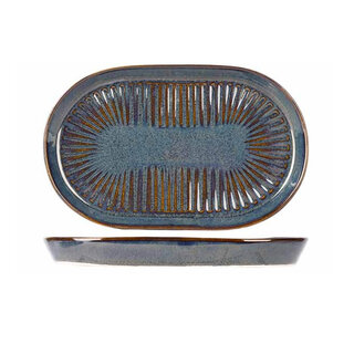 Solas Blauw Proof Bord Ovaal 19x12,5cm 5631219