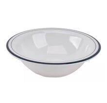 Mammoet Schaal Linee 17 cm Blauw Wit  536191