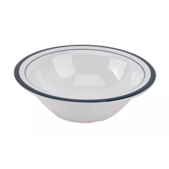 Mammoet Schaal Linee 14 cm Blauw Wit  536190