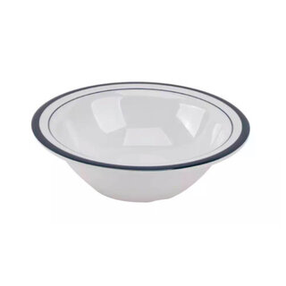 Mammoet Schaal Linee 12 cm Blauw Wit  536189