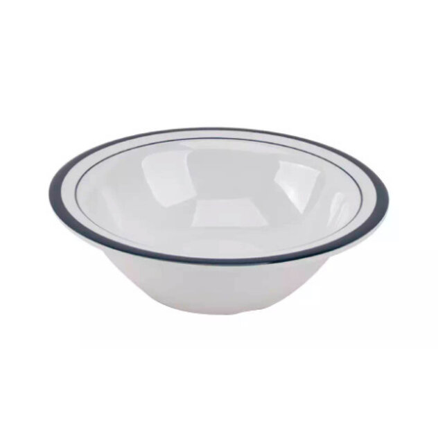 Mammoet Schaal Linee 12 cm Blauw Wit  536189