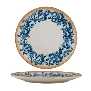 Ariane Bord Coupe Amalfi 24 cm Crème Blauw 536706
