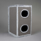 RHRQuality KRABTON Compleet Cat Tower Box Light Grey