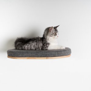 RHRQuality Kattenwand - Luxe Kattenbed (Grijs)