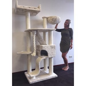 RHRQuality Cat Tree Kilimandjaro de Luxe Cream