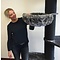 RHRQuality Cat Tree Maine Coon Tower Blackline Dark Grey