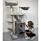 RHRQuality Cat Tree Cat Penthouse Light Grey