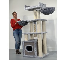 RHRQuality Cat Tree Cat Relax PLUS Light Grey