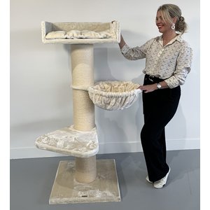 RHRQuality Cat Tree Royalty de Luxe Cream