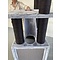 RHRQuality Kratzbaum Cat Penthouse Blackline Light Grey