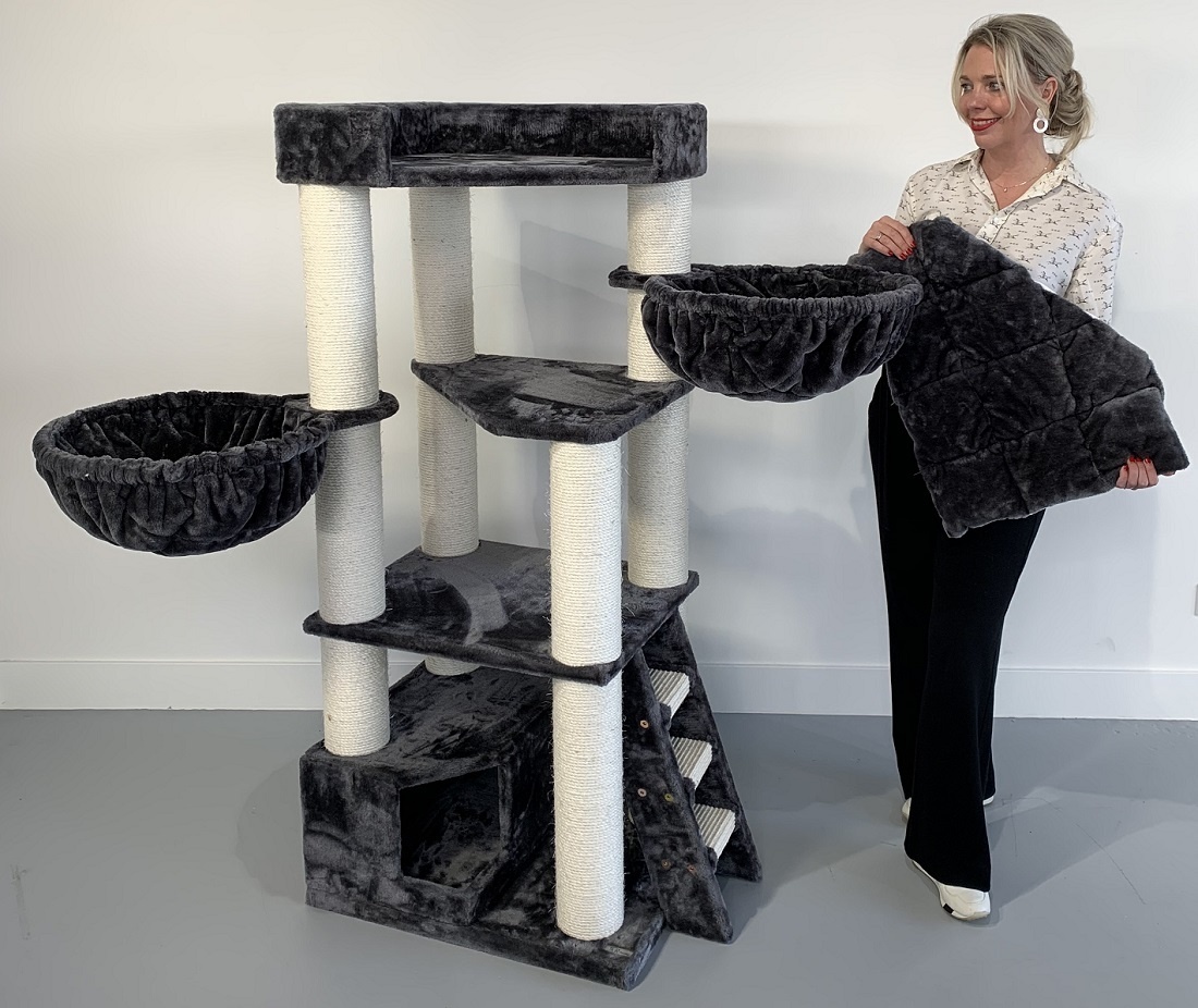 corner coon cat tree