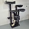 RHRQuality Cat Tree Kilimandjaro de luxe Plus Blackline Dark Grey