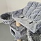 RHRQuality Cat Tree Devon Rex Plus Light Grey