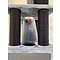 RHRQuality Cat Tree Cat Penthouse Crown Blackline Light Grey