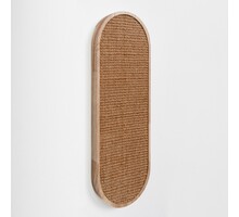 RHRQuality Wand krabplank de Luxe (Rubberwood Khaki)