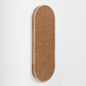 RHRQuality Wand krabplank de Luxe (Rubberwood Khaki)