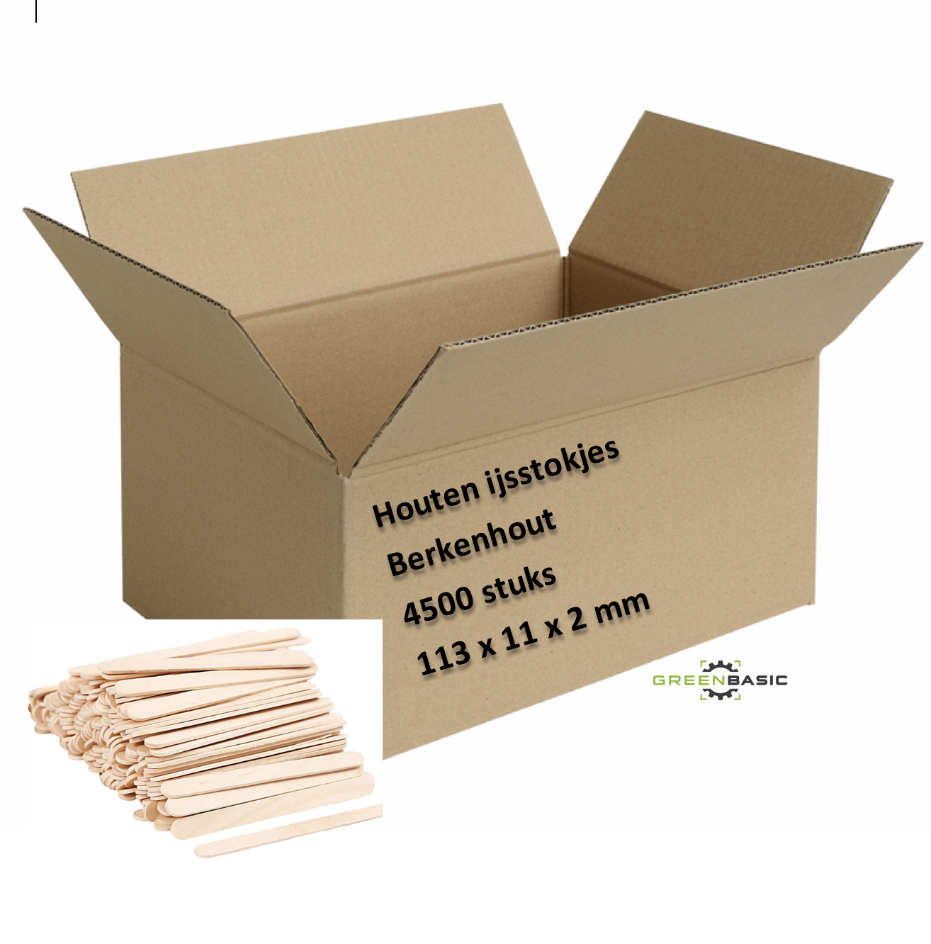 Ijslollystokjes 4500 Stuks Groothandelsprijzen Betalen Na Levering Greenbasic