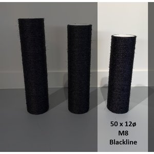 RHRQuality Poteau sisal 50x12 M8 BLACKLINE