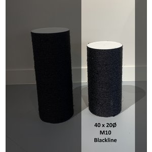 RHRQuality Poteau sisal 40x20 M10 BLACKLINE (1 Vis)