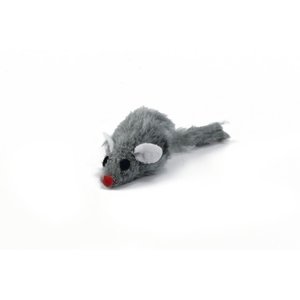 Beeztees Souris avec peluche Gris