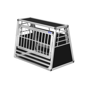 Alpuna N64 - Transportín de aluminio para perro - Jaula de coche para perros