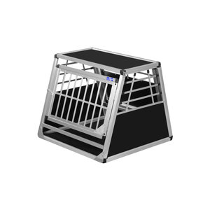 Alpuna N19 - Transportín de aluminio para perro - Jaula de coche para perros