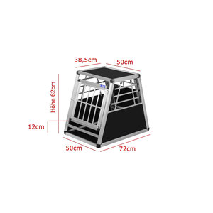 Alpuna N18 - Aluminium Cage Box - Caisse de Transport pour Chien - Cage de voiture