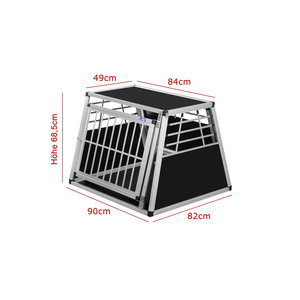 Alpuna N7 - Aluminium Cage Box - Caisse de Transport pour Chien - Cage de voiture