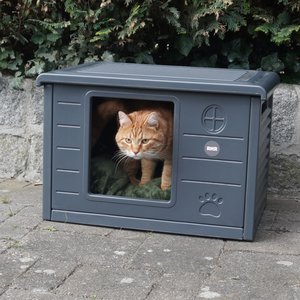 RHRQuality Casa de lujo para gatos Villa para uso interior y exterior