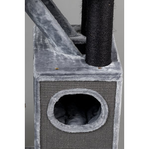 RHRQuality Rascador para Gatos Cat Penthouse Plus Blackline Light Grey