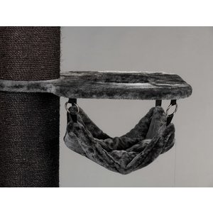 RHRQuality Arbre à chat Maine Coon Sleeper Crown Plus Blackline Dark Grey