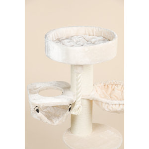 RHRQuality Arbre à chat Maine Coon Sleeper Crown Plus Cream
