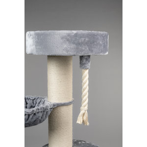 RHRQuality Arbre à chat Maine Coon Sleeper de Luxe Light Grey