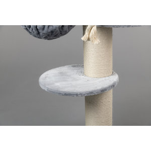 RHRQuality Rascador para gato Maine Coon Sleeper Plus Light Grey