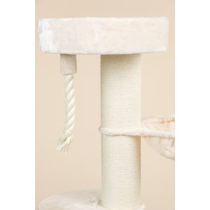 RHRQuality Arbre à chat Maine Coon Sleeper de Luxe Cream