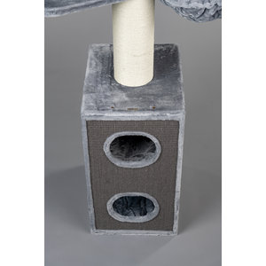 RHRQuality Arbre à chat Maine Coon Tower Box Comfort Light Grey
