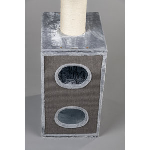 RHRQuality Tonneau de Griffer - Cat Tower Box Light Grey