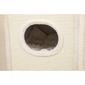 RHRQuality Tonneau de Griffer - Cat Tower Box Creme