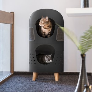 Catrub Arbre à chat Catrub ONE - Design Mobilier pour Félins - Gris Foncé