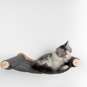 RHRQuality Muro Escalada Para Gatos - Hamaca de Luxe XXL (Grey)