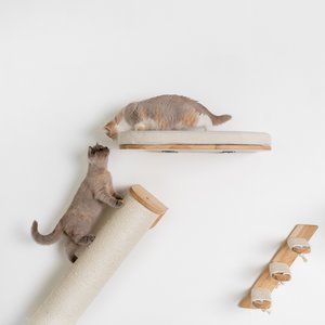 RHRQuality Muro Escalada Para Gatos - Sofá para Gatos de Luxe (Beige)