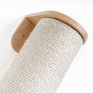 RHRQuality Mur d'Escalade Chats - Poteaux de Sisal XXL (Beige)